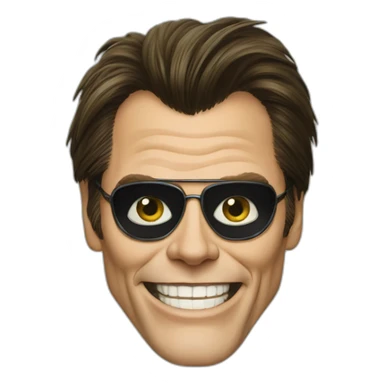 jim carrey the mask pretending to be a cat sticker