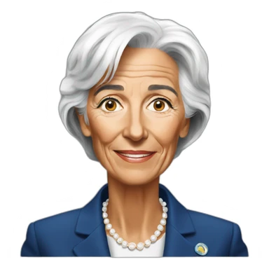 Christine Lagarde sticker