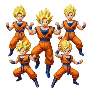 Dragon ball z Kai season 1 2 3 4 5 6 7 8 9 10  sticker