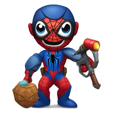 spiderman with an rpg sticker