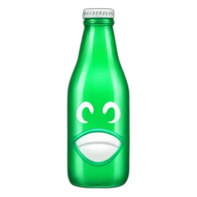 Sprite glass bottle sticker