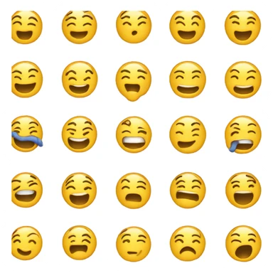 Adults only laugh about 15 times per day yellow emoji sticker