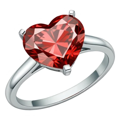 Heart-shaped Diamond Engagement Ring in Platinum, Tiffany sticker