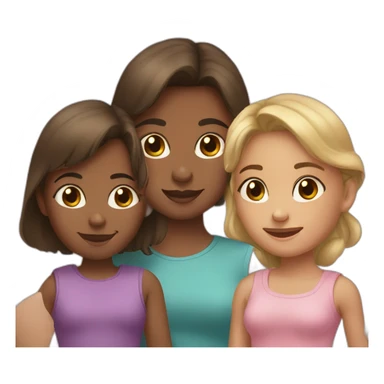 two sisters and a baby brother sticker