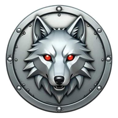 Witcher wolf medallion sticker