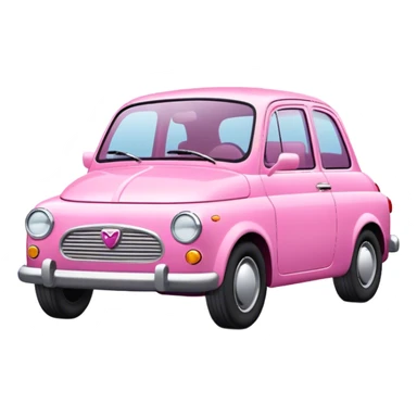 Pink car 13 sticker