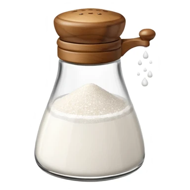 a salt shaker sprinkling salt sticker