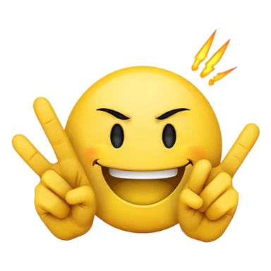 smiley face with middle fingers  sticker