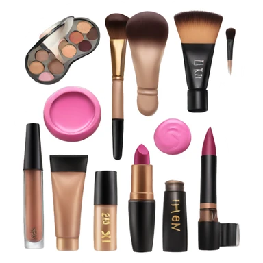 High end makeup products  sticker