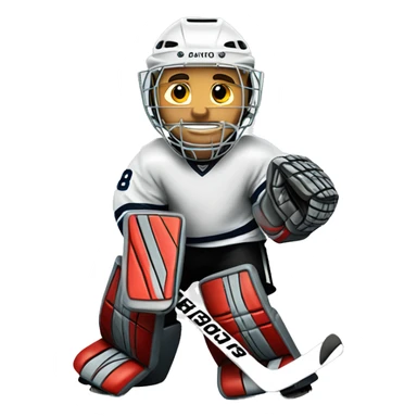 Hockey goalie sticker