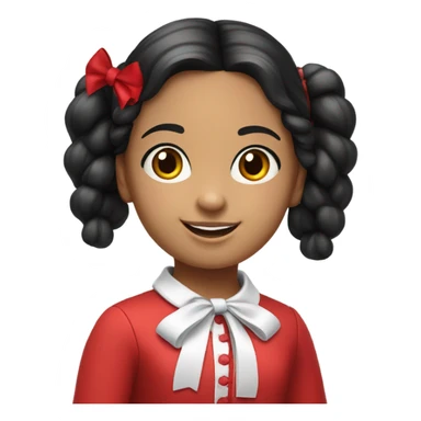 Squid game doll young hee sticker