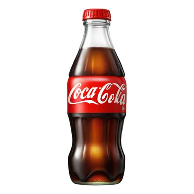 A bottle of Coca-Cola sticker