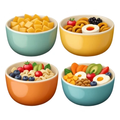 leftover food bowls sticker