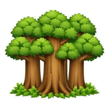 In our hometown, there’s plenty of trees sticker