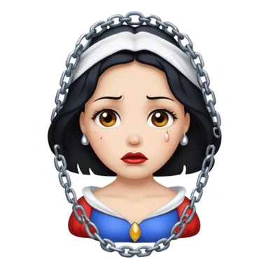 Snowwhite in chains sticker