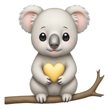 albino koala, realistic, simple, cute, no blush sticker