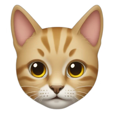 Cat un the gym sticker