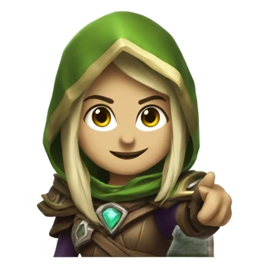 Sylvanas Windrunner thumbs up sticker