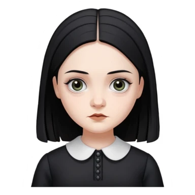 Mercredi addams  sticker