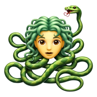  Medusa snake are made of jelly  sticker