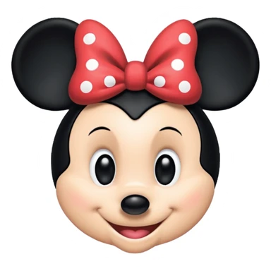 minnie mouse outline sticker