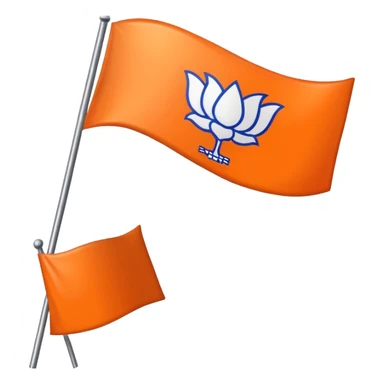 Politics username name with bjp flag sticker