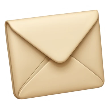 Letter color pale beige creamy sticker