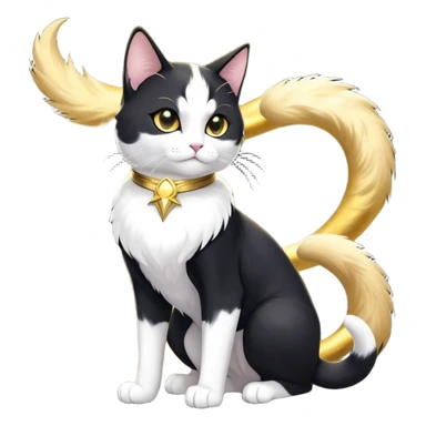 Gay King Kong Super duper Transcendent celestial infinity cosmic galactic energy Mega neon unicorn dragon hydra hyper rare golden penguin Golden Divine god angel Omni Black and white Super muscular Buff sigma Gigachad cat full body tuxedo colored  sticker