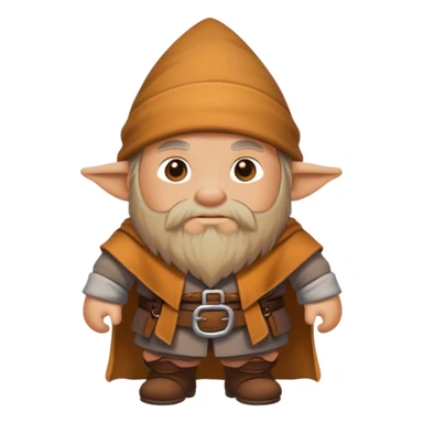 dnd male character dwarf and cloth sticker