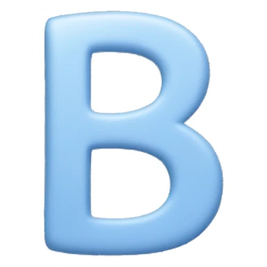 asl letter b  sticker