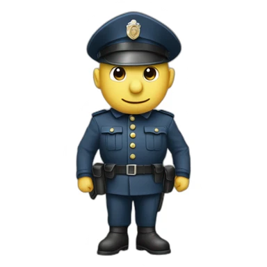 Une souris gendarme sticker