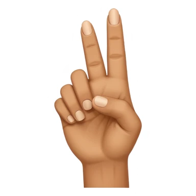 Signe de main en forme de pistolet de face point vers le ciel  sticker