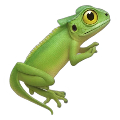 Caméléon casqué du yemen sticker
