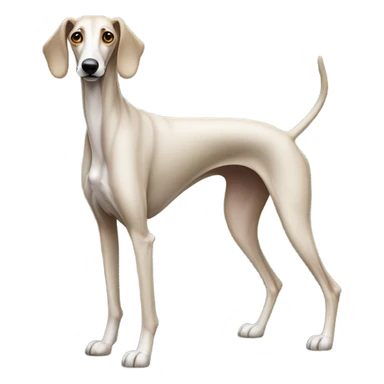 An Italian Sighthound dog sticker