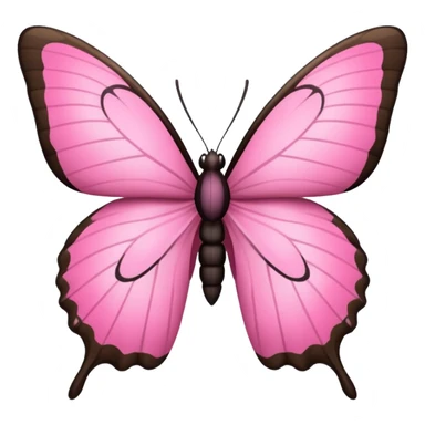 Borboleta rosa sticker
