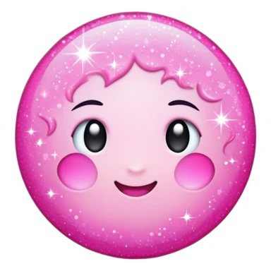Pink sparkles  sticker