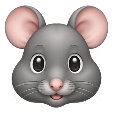 Un ratón cute volteando los ojos 🙄 como ese emoji SOLO LOS OJOS sticker