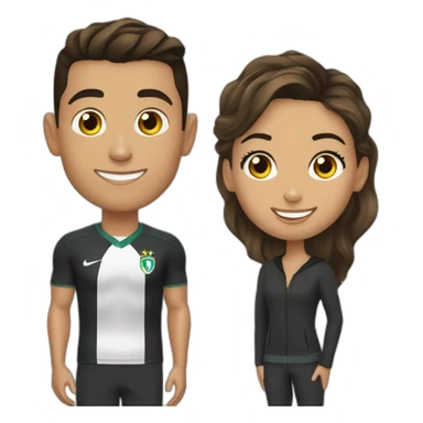 Cristiano ronaldo with kafiya sticker