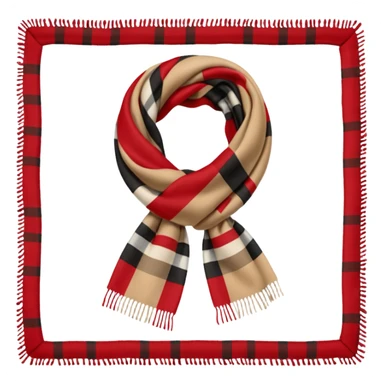 burberry scarf sticker