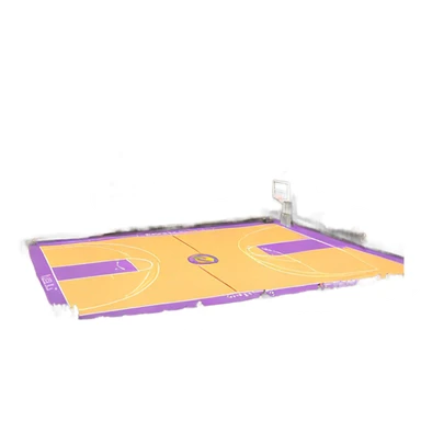 View from courtside seats basketball court sticker