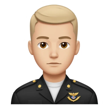 Não falei chapéu militar, e sim corte de cabelo sticker