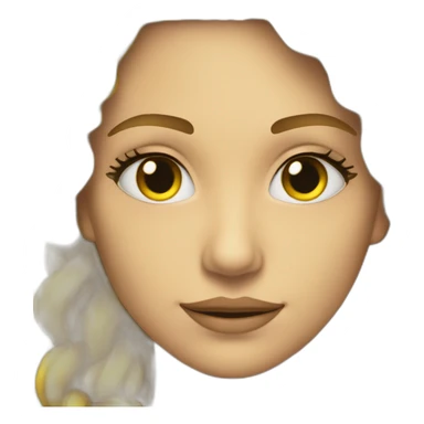 Cerchio giallo con sopra stella nera sticker