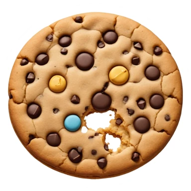 Chocolate crip chip cookie  sticker