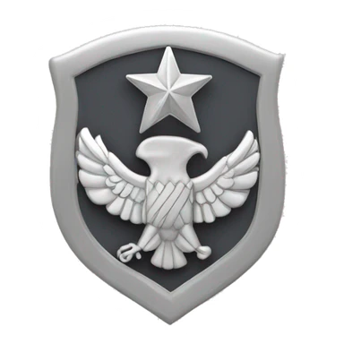 Silver Colonel Rank Insignia sticker