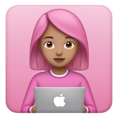 video meeting pink  sticker