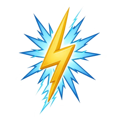 lightning bolt sticker