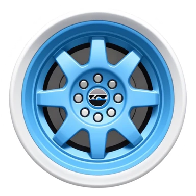 baby blue and white rims subaru impreza wrx sti  sticker