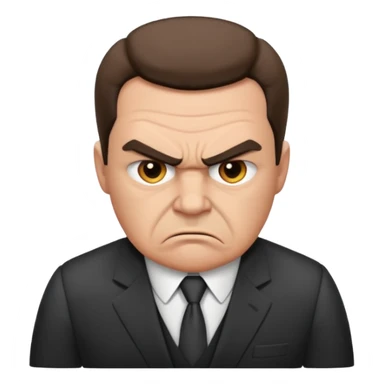 angry boss sticker