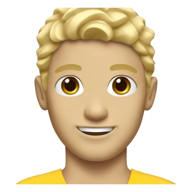 summer olympics water polo blonde boy sticker