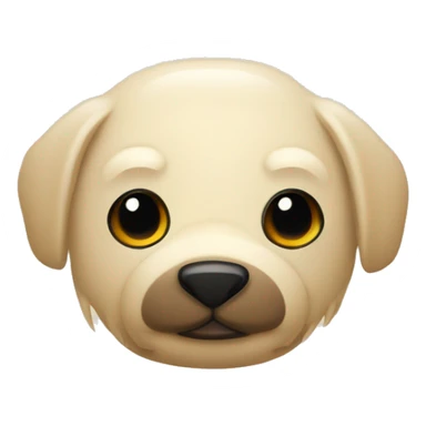 hipopótamo pequeño de peluche color beige sticker